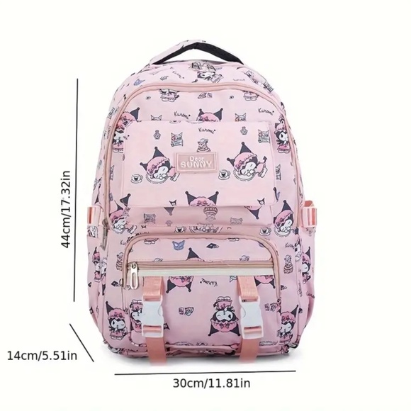 Kuromi Dear Sunny Graphic Backpack | Perfect for Everyday main image 4